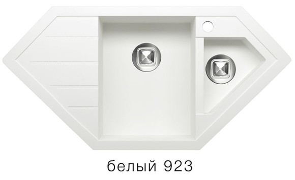 Мойка TOLERO R-114 №923 (белый) 100*49,6 см